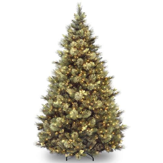 9ft. Pre-Lit Carolina Pine Artificial Christmas Tree, Clear Lights